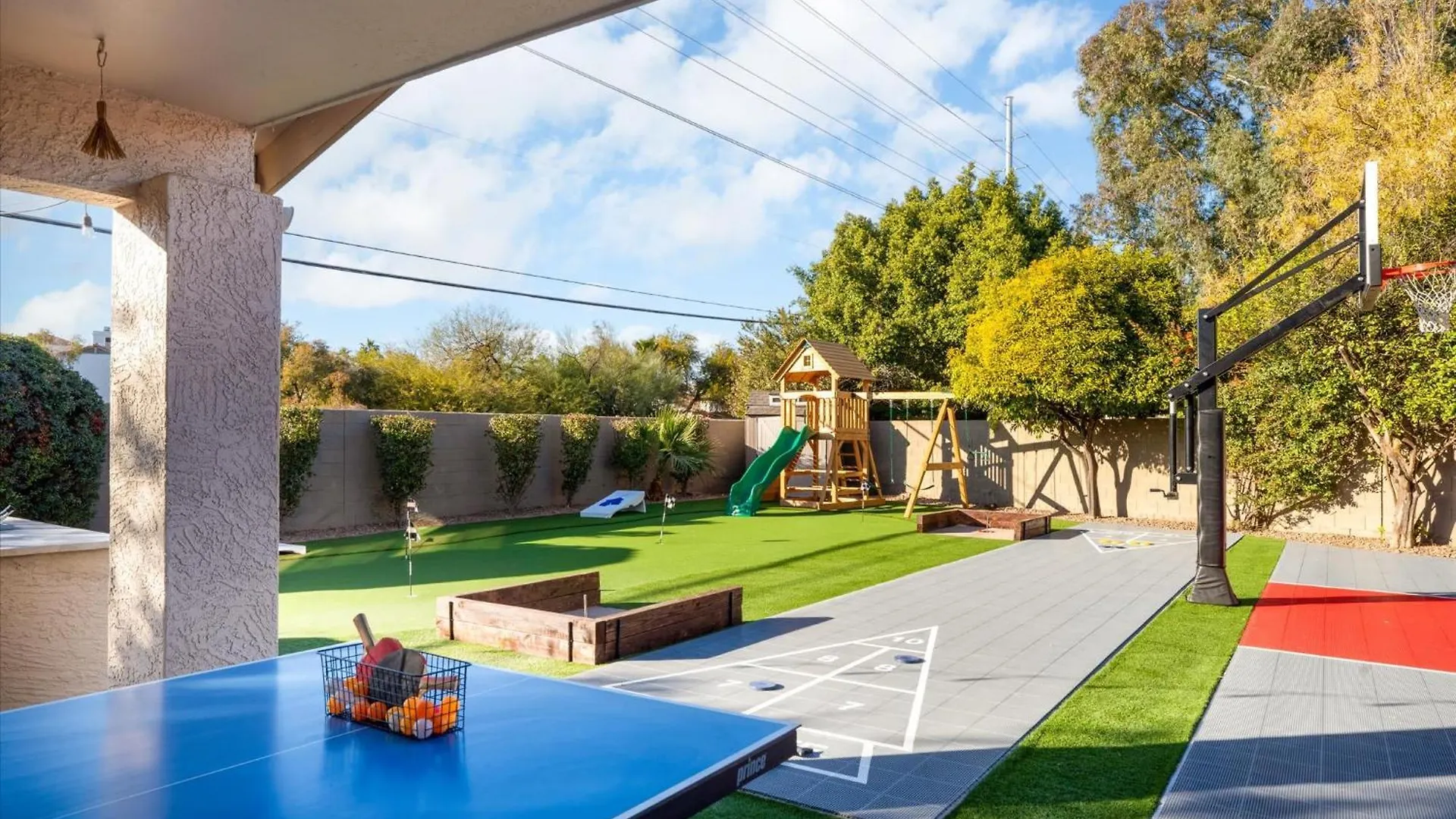 Epic Family Home Pool Slide Putt Putt Theatre Room Phoenix