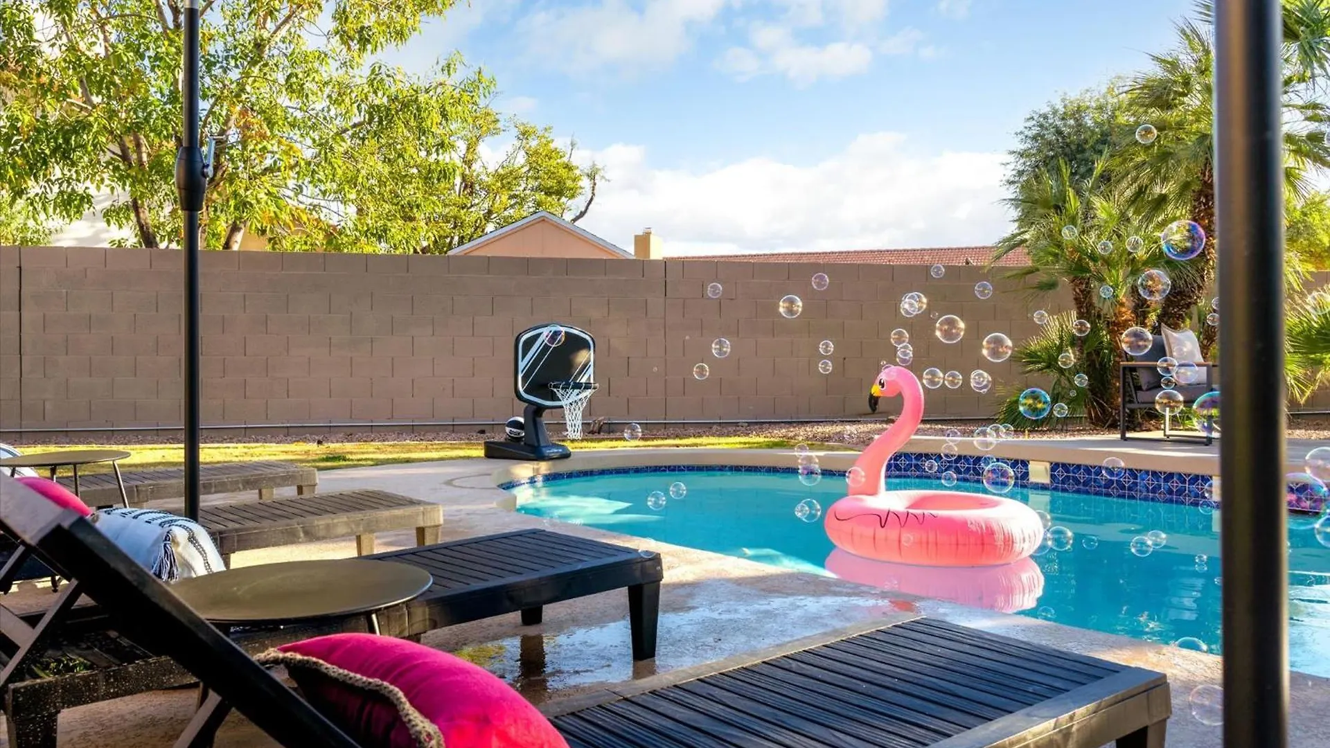 Epic Family Home Pool Slide Putt Putt Theatre Room Phoenix
