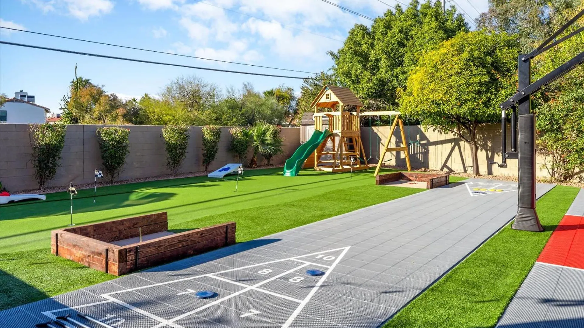 Epic Family Home Pool Slide Putt Putt Theatre Room Phoenix 0*,